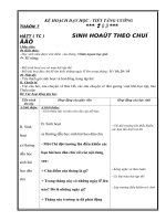 Sinh hoạt chủ điểm tăng cường