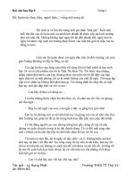 Bài viết truyện đầu tay của tôi