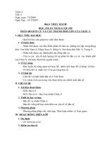 Dia 8 tuần 6 - 11 có lồng ghép GDMT