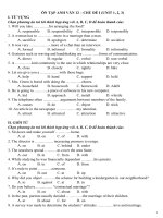 Ôn tập anh 12 phần 1