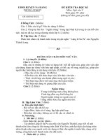 Đề thi văn 9 -đáp án