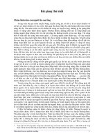 Bài giảng thứ nhất