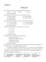 Trắc nghiệm HH 10 - Chương 6