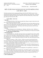 Điều lệ Hội Thao -2009