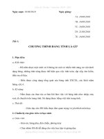 giáo án tin 7 tuan 1 den tuan 3 theo CV 961