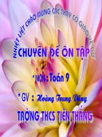 Ôn tập chương IV - Đại số 9