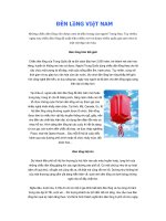 Phong tục tập quán Việt: Đèn lồng Việt Nam