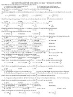 40 câu TN phần DDDH ôn thi TN