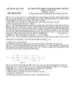 DE THI VAO 10 MON VAT LY