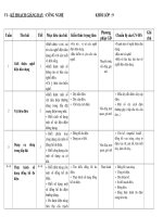 KHGD môn Công nghệ 9_ Bình Định, 2010