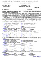 ĐỀ THI TUYỂN SINH VÀO 10-2009
