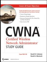 cwna certified wireless network administrator study guide exam