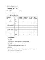 BÀI KIỂM TRA 1TIẾT VĂN 8-KÌ I