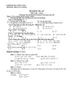 Kiểm tra SH 6 Tiết 19 ( Có MT+ĐA+BĐ đầy đủ)