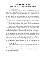 Giải pháp đổi mới PPDH Toán 1