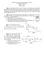 ĐỀ THI HSG VẬT LÍ 9 (Đề 09)