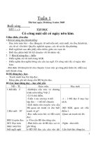 Giáo án tuần 1-7