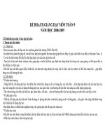 KE HOACH GIANG DAY THEO MON