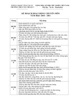 ke hoach nam hoc theo thang