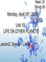 10 - SPEAK & LISTEN - P 66