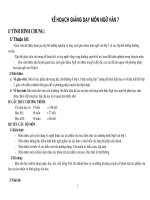 kế hoạch bọ môn ng­ũ văn 7 ( chuan nhat )