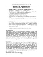 Influence of the Surrounding Water Environment on Mire Vegetation