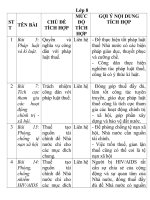 Tích hợp thuế lớp 8