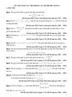 Tổng hợp Các bài Toán 