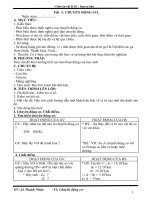 Tiết 1. Chuyển động cơ