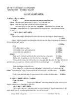 ĐÁP ÁN THI TUYỂN VÀO 10-VĂN-BĐỊNH 06-07