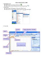 Giáo trình Microsoft Office Excel 2003