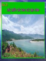 các khu vực địa hình