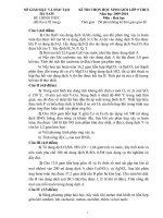 Đề thi HSG Hoá - Hà Nam 09-10