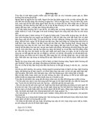 BỆNH THỦY ĐẬU