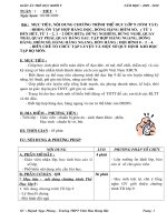 Giáo án TD 9 Trọn bộ 2009 - 2010