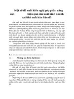 Một số đề xuất kiến nghị góp phần nâng cao                      hiệu quả sản xuất kinh doanh tại Nhà xuất bản Bản đồ