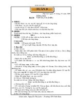 Giáo án lớp 1-Tuần 8