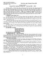 Chuong trinh cong tac Doi 2009 - 2010