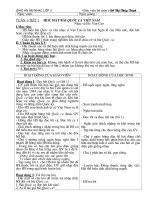 GA ÂN lớp 3 -Tuần 1