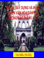 Bai 20.Xay dung va phat trien vhdt tk X-XV -lop10coban