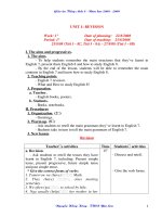 Giao an TA 8 theo PPCT moi Bac Giang