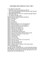 giới thiệu phần mềm dạy Toán lớp 1