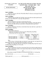 Vào 10 Địa NT HD 2009 - 2010