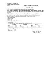 bộ tieu chi danh gia chat luong thpt