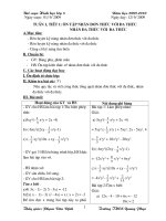 Tự chọn đại số 8 tuần 1