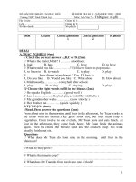 THI HKII TIENG ANH 7 -2 De