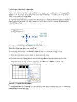 tạo ô chữ bằng POWERPOINT