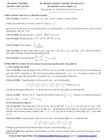 KỲ THI KSCL ĐẠI HỌC NĂM HỌC 2012-2013 LẦN 3 ĐỀ THI MÔN TOÁN - KHỐI A, A1 TRƯỜNG THPT CHUYÊN VĨNH PHÚC