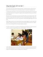 CHAY DUA LUYEN CHU VAO LOP 1