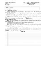 kiểm tra viết 4_Hóa 9